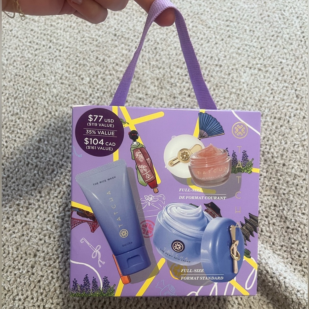 Tatcha Dewy Skin Plump Lips Set in Purple